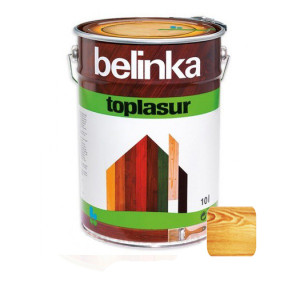 Лазурное покрытие для защиты древесины 'BELINKA TOPLASUR' Лиственица (№14).10л. /51514