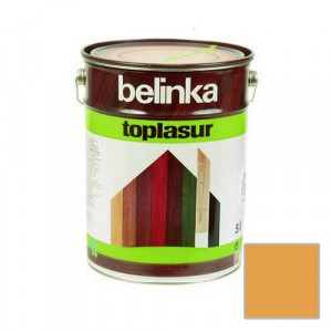 Лазурное покрытие для защиты древесины 'BELINKA TOPLASUR' Орех (№16) 5л. (2 шт./уп.) /51466