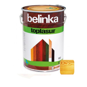 Лазурное покрытие для защиты древесины 'BELINKA TOPLASUR' Пиния (№25) 10л. (2 шт./уп.) /51525