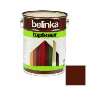 Лазурное покрытие для защиты древесины 'BELINKA TOPLASUR' Полисандр (№24) 5л. (2 шт./уп.) /51474