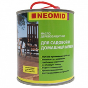 Масло для мебели и интерьеров 'INTERIOR OIL' 0.75л, (12 шт/уп.) /Neomid/
