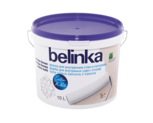 Краска для стен и потолков 'BELINKA' ослепительно белая 2 л. (6 шт./уп.) /45902