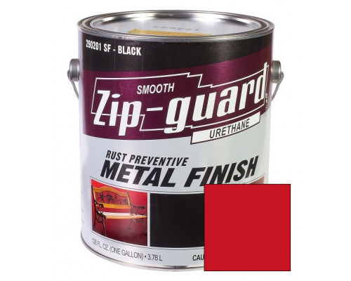 Краска для металла антикоррозийная 'ZIP-GUARD' красная, гладкая 0,946 л. (6шт/уп.) /290904