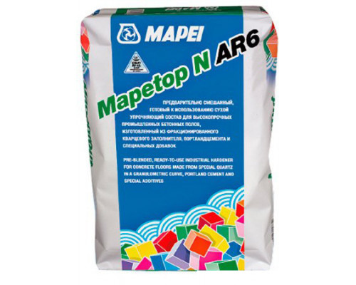 Mapei Mapetop N AR6 упрочнитель для бетонных полов 25кг