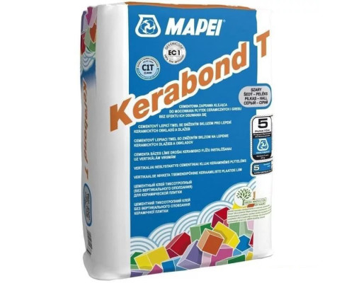 Mapei Kerabond T цементный клей для плитки (3-6 мм) 25 кг