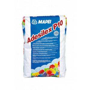 Mapei Adesilex P10 (белый) цементный клей для плитки (3-6 мм) 25 кг