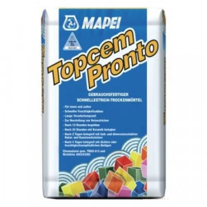 MAPEI Topcem Pronto смесь для изготовления стяжки для наружных и внутренних работ 25 кг