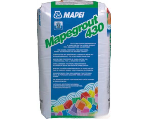 Mapei MAPEGROUT 430 ремонтный состав (от 5 до 35 мм, более 30 МПа) 25 кг