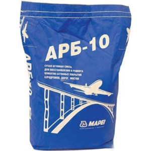 Mapei АРБ 10 (ARB 10) бетонная ремонтная смесь (от 50 до 300 мм, не менее 65 МПа) 25 кг