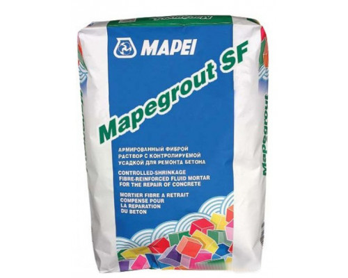 Mapei MAPEGROUT SF ремонтная смесь (от 20 до 60 мм, более 60 МПа) 25 кг