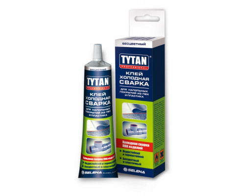 Клей /холодная сварка/ TYTAN Professional 100 г, для напольных покрытий из ПВХ и пластика (18 шт./уп.) / 87465