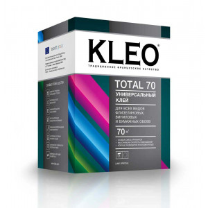 Клей для обоев KLEO TOTAL 70 универсальный, 500гр.,коробка, 12 шт/уп. (70м2)