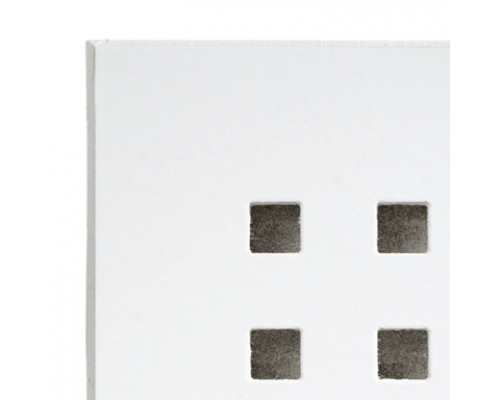 Потолочные панели Belgravia S24 (белый) 600x600x12,5мм перф. Q1 (51.84 кв.м/пал) 58845