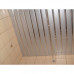 Комплект реечного потолка для ванной 'Албес' 1,7х1,7м AN85A цв. металлик с раскладкой цв.супер-хром люкс