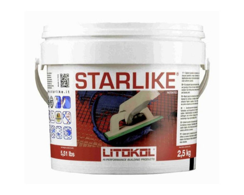 Затирка Litochrom Starlike C.320 серый шелк (2,5 кг)