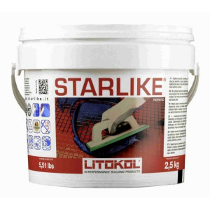 Затирка Litochrom Starlike C.300 коричневая (2,5 кг)