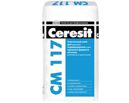 CM 117/25 Клей для плитки эластичный (48шт/под) CERESIT