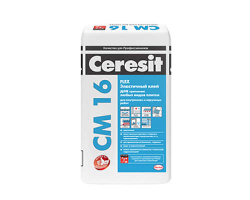 CM 16/25 Клей для плитки эластичный(48шт/под) CERESIT
