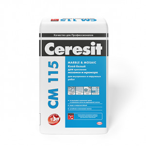 Клей для мрамора CM 115 25 кг. (48шт/под) /Ceresit/