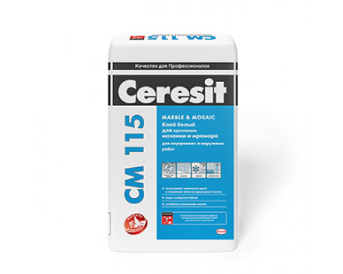 Клей для мрамора CM 115 25 кг. (48шт/под) /Ceresit/