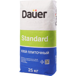 Клей универсальный для плитки и керамогранита Dauer "STANDARD / СТАНДАРТ" 25 кг