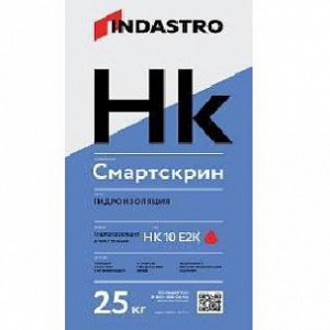 ИНДАСТРО СМАРТСКРИН HC10 E2k Эластичная Гидроизоляция (сухой компонент), 25кг (36шт/под)