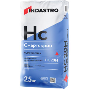 ИНДАСТРО СМАРТСКРИН HC20 H Жёсткая Гидроизоляция, 25кг (42шт/под)