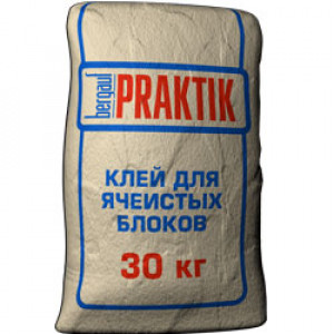 Клей для ячеистых блоков Praktik, 30 кг (48/40шт./под.)