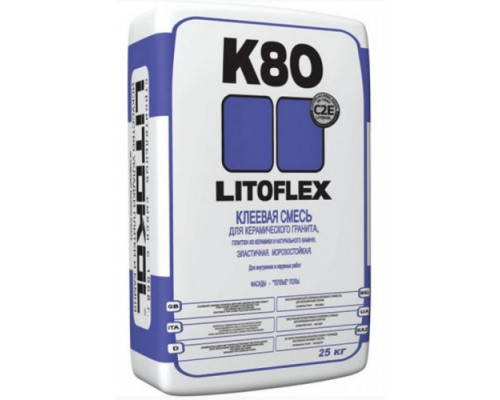 LitoFlex K80 - клеевая смесь, 25 кг (54шт/под)
