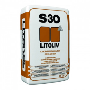 Litoliv S30 самовыравн. смесь для пола (от 3 до 30 мм) 25 кг (48шт/под)