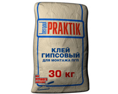 Монтажный клей для ПГП Praktik, 30 кг (49/40шт./под.)