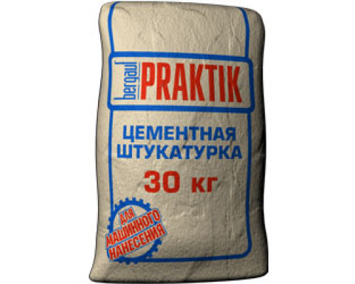 Штукатурка цементная для наружных работ Praktik, 30 кг (48/40 шт./под.)