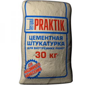 Штукатурка цементная для внутренних работ Praktik, 30 кг (48/40 шт./под.)
