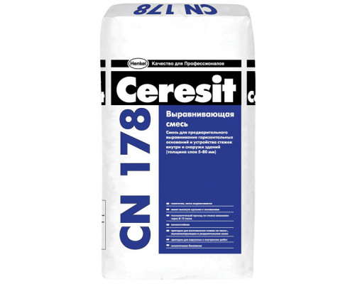 Смесь выравнивающая Ceresit CN 178 25 кг