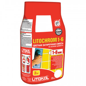 Затирка Litochrom 1-6 C.00 белая 2 кг