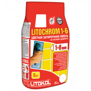 Затирка Litochrom 1-6 C.30 жемчужно-серая 5 кг